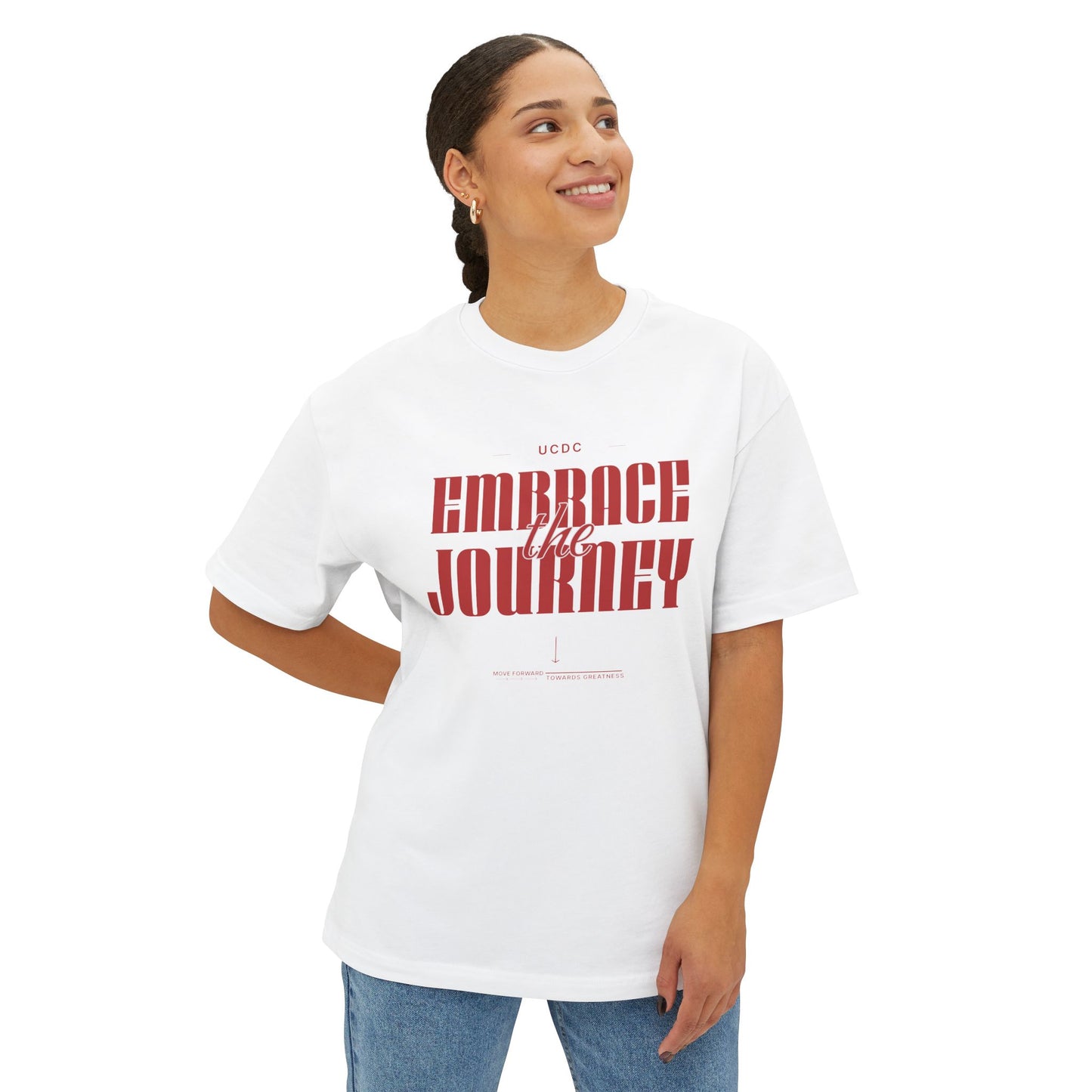 Adult Embrace the Journey Oversized Tee