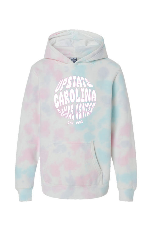 Youth Cotton Candy Tie Dye Hoodie