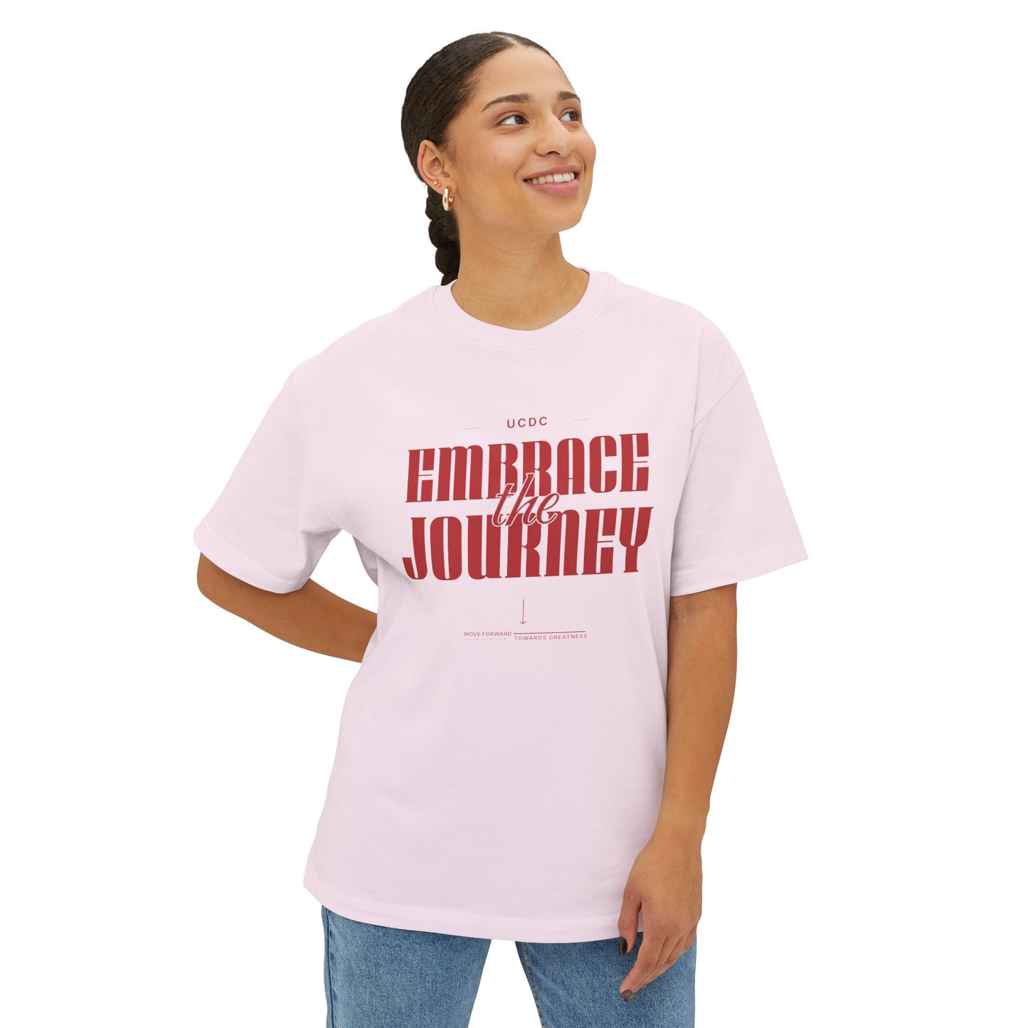 Adult Embrace the Journey Oversized Tee